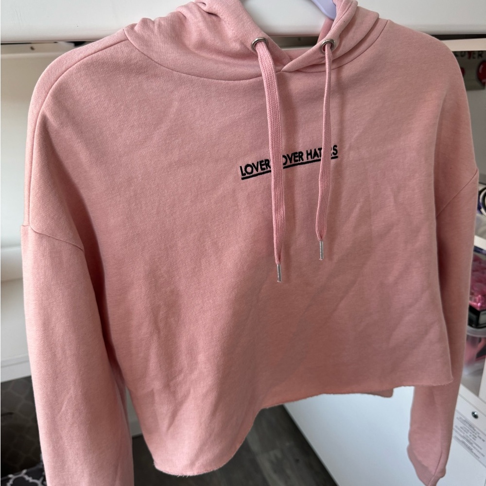 Pink Hoodie Sweater